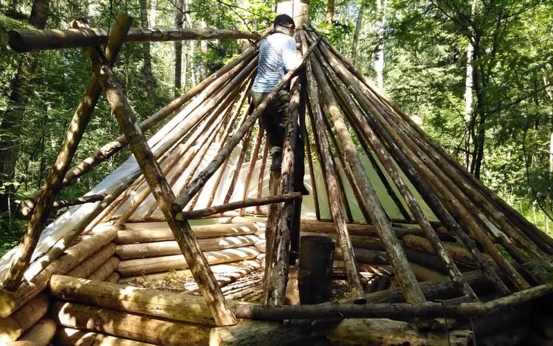 造木房子野外生存