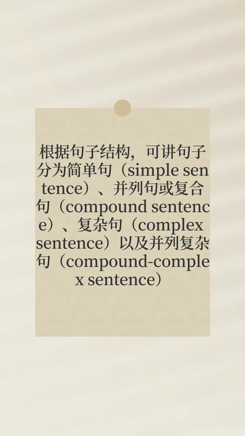 句子结构英语